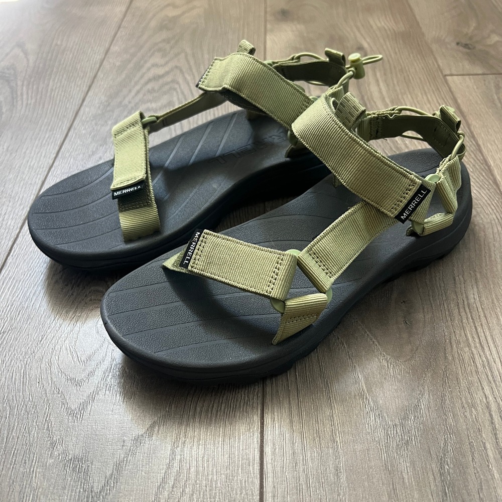 Merrell Speed Fusion Web Sport Sandals Green Black Mens US 8 Hiking Camping - Picture 10 of 10